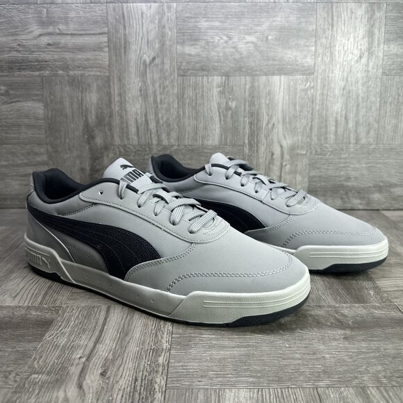 Puma C-Skate Fresh Men's size 12 Cast Iron Black Casual Shoes 401188-02 - Picture 5 of 8